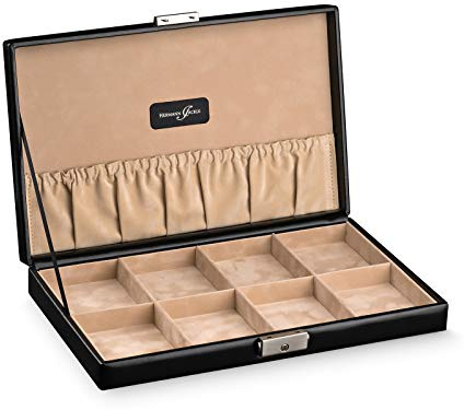 Hermann Jäckle Schiltach Taschenuhrenbox für 8 Uhren Schwarz