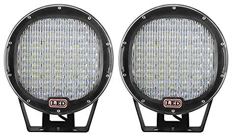 Willpower 2pcs 9 Zoll 23CM 225W Led Arbeitsscheinwerfer Bar 12V 24V Led Scheinwerfer Wasserdicht Flutlicht Led Bar für Offroad Auto Traktor Zusatzscheinwerfer Rückfahrscheinwerfer Lightbar Runden