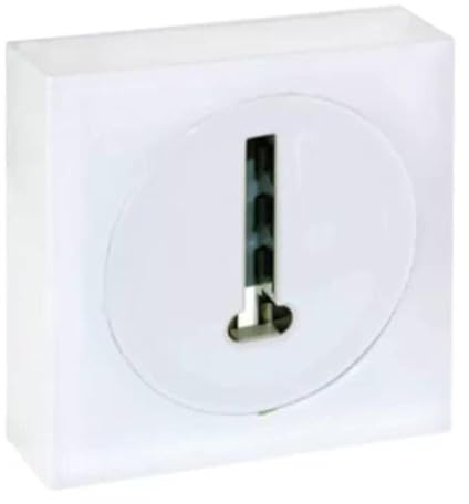 Prise téléphone en T - 8 contacts Dune Eur'Ohm - Blanc