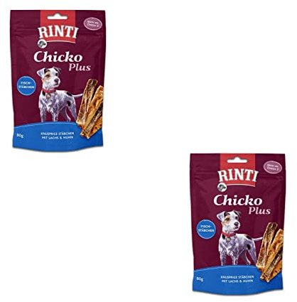 RINTI Chicko Fischstäbchen mit Lachs & Huhn - Doppelpack - 2 x 80g