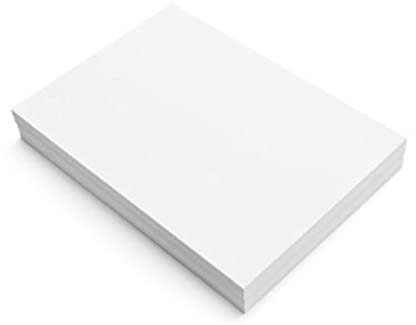 Ciieeo 50stücke Fotopapier Drucker Glänzend Beschichtetes Papier Fotopapier Für Drucker Doppelseitiges Bilderpapier Für Bilderpapier Weiß
