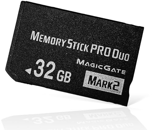 QUMOX Carte Mémoire Stick Pro Duo 32 Go Mark2 – Haute Vitesse, Compatible PSP 1000/2000/3000, Appareils Photo et Caméscopes