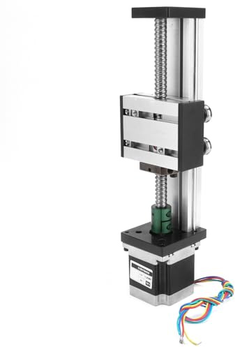 Guida di Scorrimento Lineare, Guida di Scorrimento della Vite Guida di Movimento con Vite a Ricircolo di Sfere Precisione 0,01 Mm [corsa 100 Mm], Guide Lineari, Prodotti per il