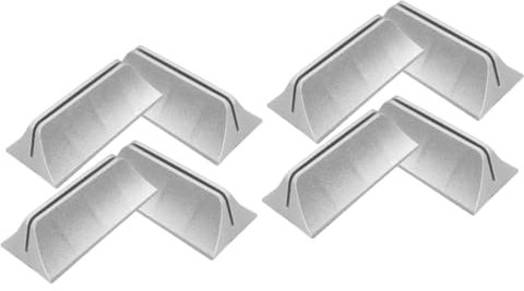 Alipis 8piezas Soporte De Pantalla De Plástico Base Resistente para Divisores De Espacios Clips para Pantallas De Oficina y Hogar para Separar Áreas Escritorios y Salas De Estar