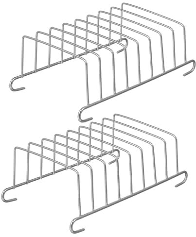 UTHCLO Rejilla De Acero Inoxidable Para Freidora De Aire, 2 Piezas, Accesorio Para Vaporera De Cocina, Compatible Horno De Alta Temperatura, Apto Para Uso Doméstico y Horneado