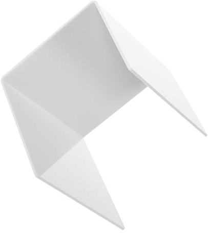 Hohopeti Organisateur Minimaliste en Cils de Plastique Blanc à Plateau Faux et Élégant Améliorer L'efficacité Greffage pour Lors Espace Travail Professionnel