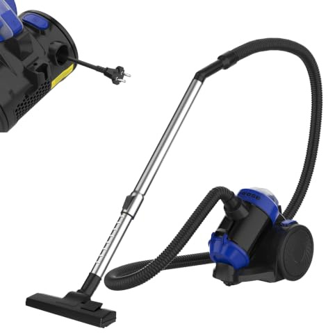 EFAN 1200W Beutelloser Staubsauger ohne Beutel für Cat and Dog Tierhaare, Leistungsstarker Zylinderstaubsauger mit HEPA-Filter, 1,5L Behälterkapazität