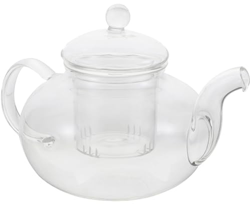 NULYLU Tetera y Compatible Cocina de Inducción de 800 Ml de Resistente al Calor Fácil de Usar para Casa y Oficina
