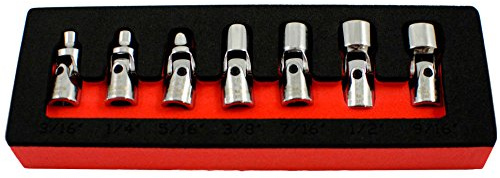 Astro 7407 1/4-Inch Drive Flex Socket Set, 6 Point - SAE, 7-Piece