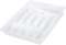 Kesper 30086 - Bandeja Extensible para cubertería (plástico, 29-50 x 38 x 6,5 cm), Color Blanco