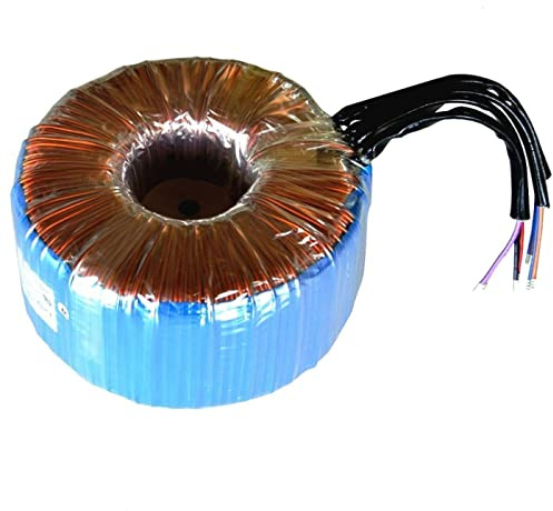 Lumonic transformador toroidal 2000VA 2x115V para sistemas de audio, industriales, halógenos y de vía - tensión de entrada 230V - tensión secundaria 230V - modelo RTO-825080