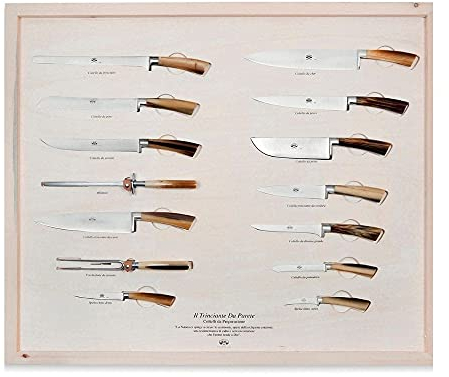 Coltellerie Berti - Il Trinciante da Parete - Completo - Set coltelli cucina forgiati