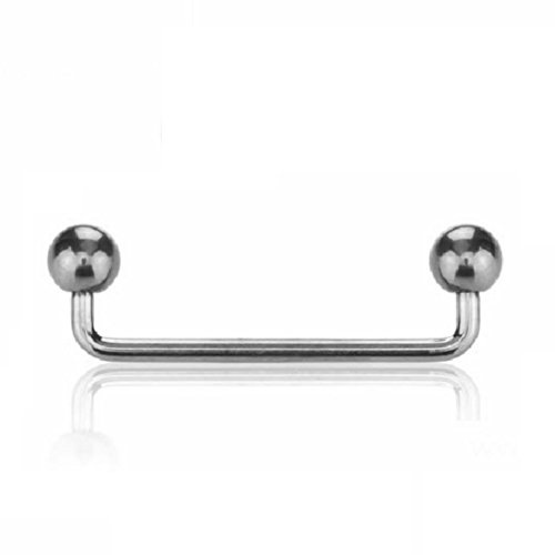 eeddoo Dermal Anchor Basis Surface Barbell Silber Titan