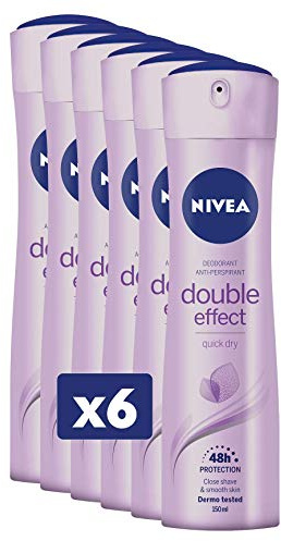 Nivea Double Effect Lufterfrischer Spray, 6 Packungen à 150 ml