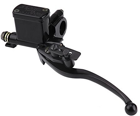 Motorrad Kupplung Bremshebel Bremskupplung vorne links, Bremse vorne links Hauptzylinder Kupplung links mit Verriegelung für 50cc 110cc 150cc Dirt Bike Quad ATV