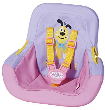 BABY born Autositz mit Sicherheitsgurten für 43 cm Puppen, 828830 Zapf Creation