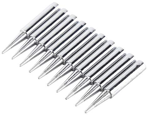 Panne à souder, 10Pcs Cuivre Pointes à souder Outil de station de reprise sans plomb pour 936, 937 Stations de soudage