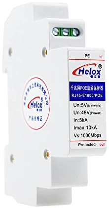 Guide Rail Gigabit Network Poe Lightning Arrester HD Gigabit Network Poe Lightning Arrester Poe Surge Protector