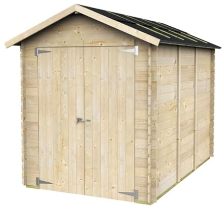 Mondo Viro Casetta in legno da giardino Naova cm 178x273 192h doppia porta