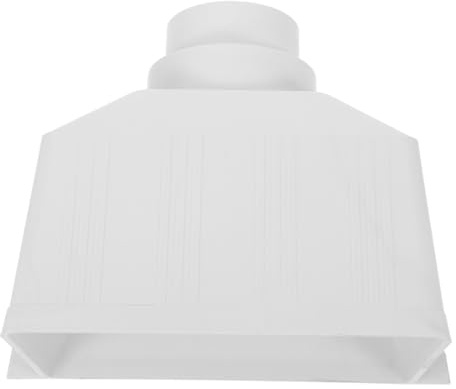HOLIDYOYO Canalones de Pvc Redondos para Bajantes de Agua de Lluvia, Accesorios de Canalones Conexión Ajustada y Menos Propensos a Fugas para Uso Exterior