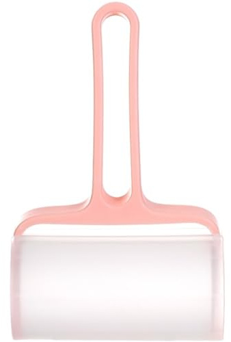 ZNJAMN Rullo Levapelucchi 2 Pezzi con Manico e 10 Rotoli di Rullo Adesivo for la rimozione dei peli Animali Domestici, levapelucchi for Vestiti per Tutti I Tessuti(Pink)