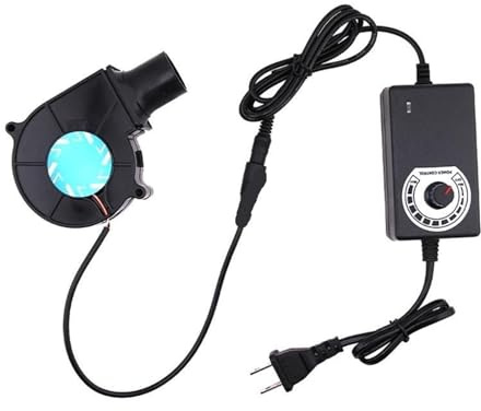 VCHICS Elektrische Gebläse, BBQ Gebläse 12V for Outdoor Grills Balg Camping Kochen Herd Holzkohle Starter