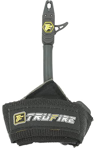 TruFire Patriot Bogenschießen Compound Bogen Release – verstellbare schwarze Handgelenkschlaufe