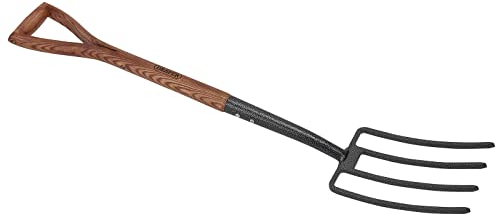 Draper DRA14301 Gartengabel aus Karbonstahl mit Eschenholzgriff