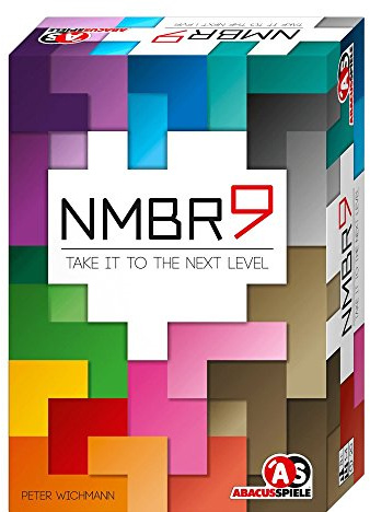 ABACUSSPIELE 04171 - NMBR9, Familienspiel, Legespiel, Lernspiel, White