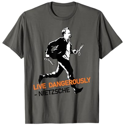 Filosofía de Friedrich Nietzsche Filosofía Alemán Camiseta