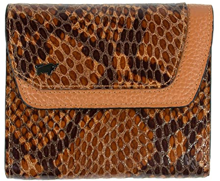 BRAUN BÜFFEL Luise Wallet 8CS M Cognac