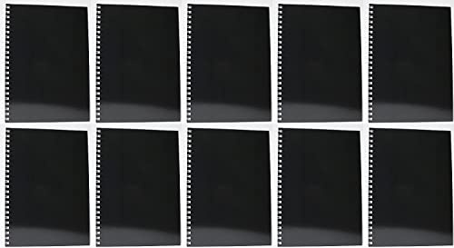 10x Collegeblock Kollegblock A4 blanko unliniert 80 Blatt 90g/qm Premium Marke ADINA Lin.20 (schwarz)