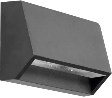 Adviti ENYE Lampara Exterior Pared con Grado IK8 Aplique Pared 60lm IP65 4000K (1.50)