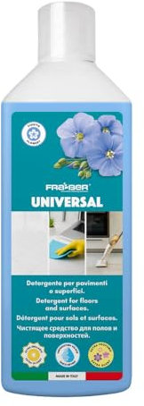 Universal Flowery Detergente e Detersivo Lavapavimenti e Superfici al Profumo Floreale - 1 Litro - 1 Pz