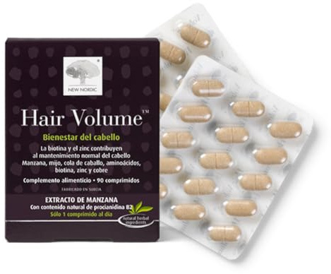 NEWNORDIC Volumen 90comp para el cuidado del cabello para aumentar el volumen