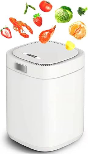 Composteur, poubelle à compost, cycleur automatique de déchets alimentaires sur comptoir intérieur, transformez les déchets en compost avec un seul bouton for la maison d'appartement, le désordre et l