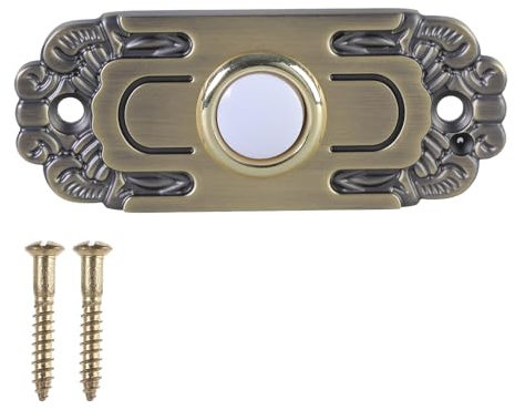 Wall Mounted Doorbell Switches Garage LED Lighted Door Bells Switches Button Replacement Wiring Door Bells Push Buttons