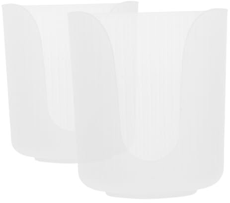 TOPPERFUN Distributore di Bicchieri di Carta in Plastica, Organizer Salvaspazio da Banco, 2 Pezzi, per Tazze 3-4 Oz, Uso Ufficio e Angolo Caffè