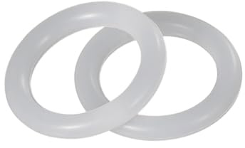 5 Stück 100x110x5mm weiße Silikon-Dichtungs-O-Ringe, Innendurchmesser 100mm, Außendurchmesser 110mm, Querschnittsdurchmesser 5mm