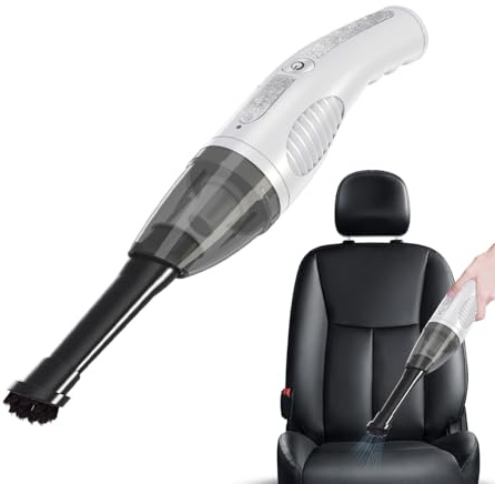 Aspirateur À Main - Composants Électroniques + ABS, Aspirateur Portable Sans Fil 15,75 X 3,15 X 2,76 Pouces | Nettoyeur À Main Rechargeable, Poussière Sans Fil Pour La Maison, La Voiture, Le Bureau, L