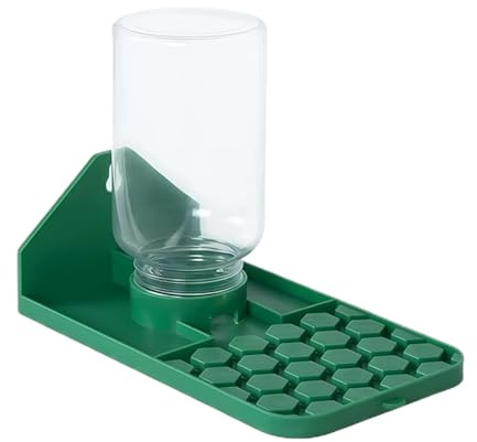 Cuenco de Agua para Araña | Dispensador de Agua Multiorificios Antifugas | Plato de Alimentación para Abejas | para Pequeños Animales Geckos Pájaros Exterior Diario Jardín Granja Parque Hogar