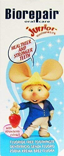 BIO RÉPARATION Dentifrice Junior Souris Gigio 0-13 Ans 50 Ml Pâte Sans Saveur Nettoyage Dents Quotidien Rafraîchissement Haleine Enfants 0-13 Ans