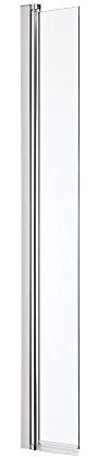 MILANO 1400 x 250mm Chrome Shower Bath Splash Guard Glass Screen