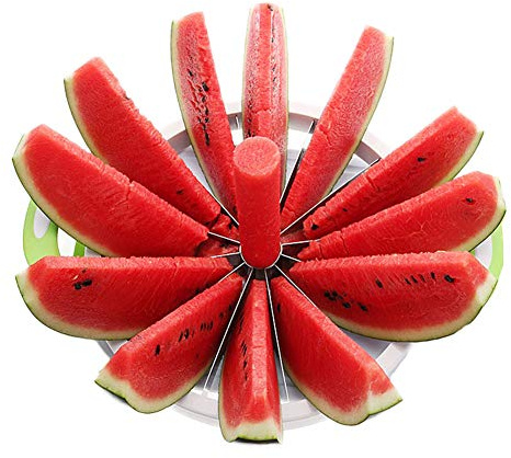 ZaH Melon Slicer Multifunctional Handheld Round Divider Watermelon Cutter Fruits Cutting Slicing Kitchen Tools