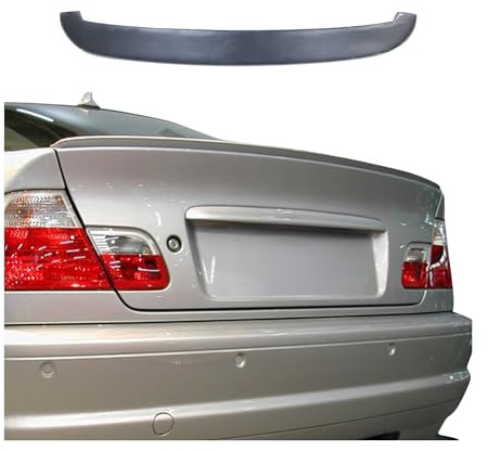 OMAC Heckspoiler Dachspoiler Hecklippe kompatibel mit BMW 3er E46 Limo 1998-2007 ABS Lackiert 1x