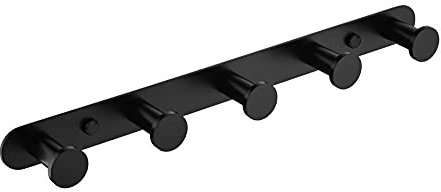 EYCFSJ Wall Hook Stainless Steel Clothes Hook Perforated Hook Bathroom Coat Door Back Row Hook Toilet Clothes Hook