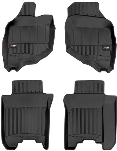 MOTOS Gummimatten Auto Fussmatte passend für Honda Jazz II 2001-2008 Hatchback Verbessern Sie Ihren Reisekomfort mit Antirutschmatte Auto 3D- Allwetter fußmatten Auto, Schutz vor Verschmutzung