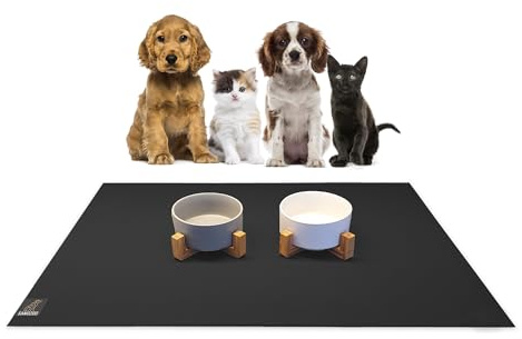 SANOZOO® - Napfunterlage, Öko-Tex, 60 x 60 cm Schwarz