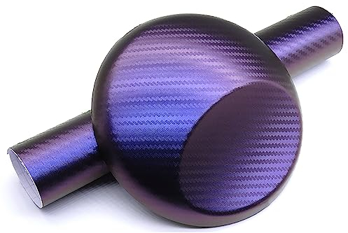COYOUCO Kohlefaser-Vinylfolie für Autos, Chamäleon Wrap Rolle Vinylfolie Selbstklebende Folie für Autos mit Werkzeugen, Detaillierungsband Anti-Kratz-Aufkleber für Autos Computer,150cm*100cm