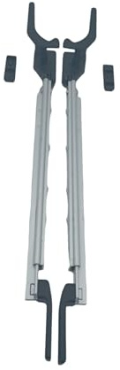 CR-MOESANCO® Kit Compases Höger + Vänster Polyfix + Polyfix Base för husvagn 20cm, Fönsterarm Husbil Hållare Fäste 200mm Support Lyft